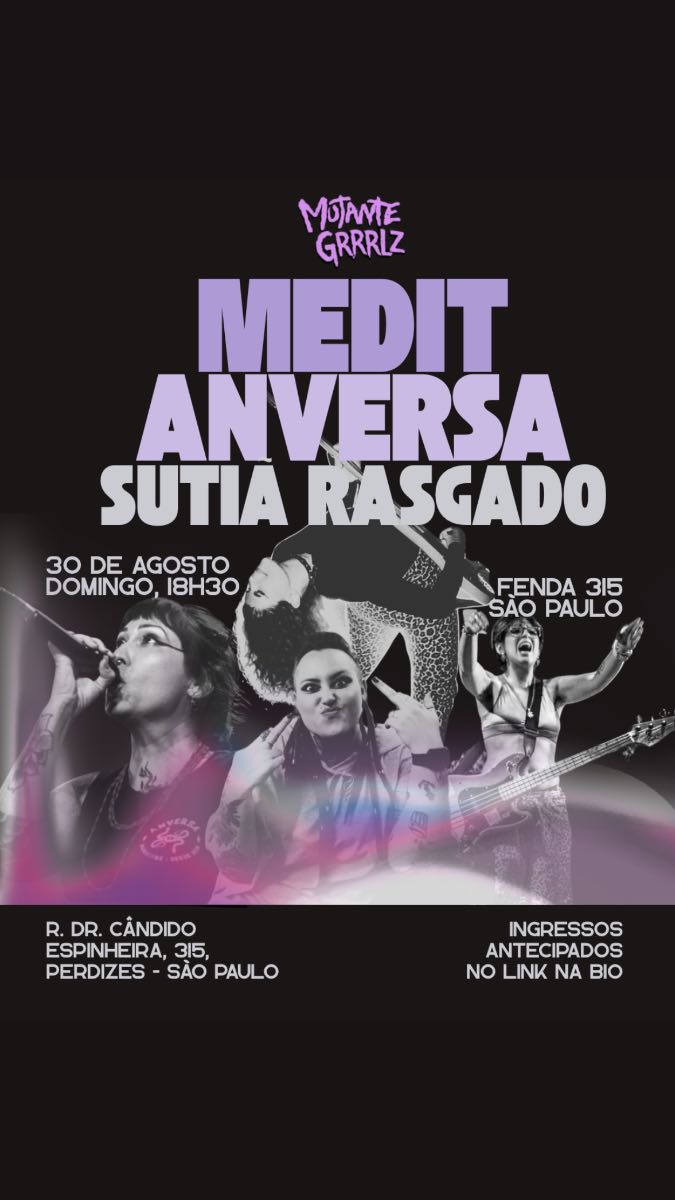 MEDIT, ANVERSA E SUTIÃ RASGADO NO FENDA315