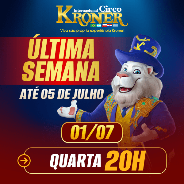 Circo Kroner | Quarta 01.JUL às 20h