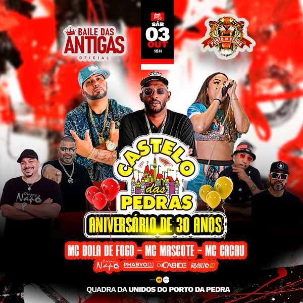 Aniversário de 30 Anos - Castelo das Pedras