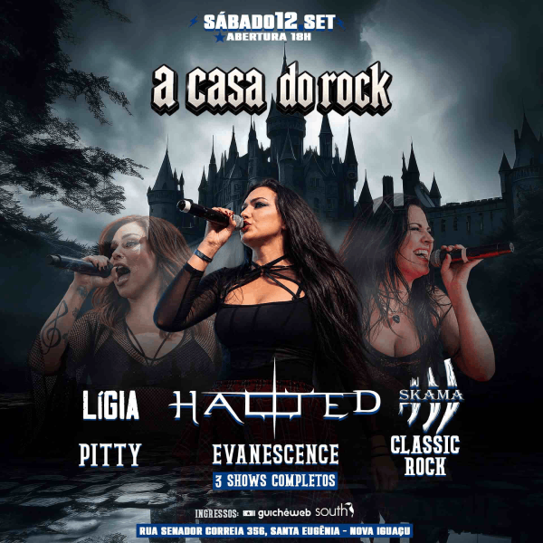 Tributo Evanescente + Pitty e Banda Skama