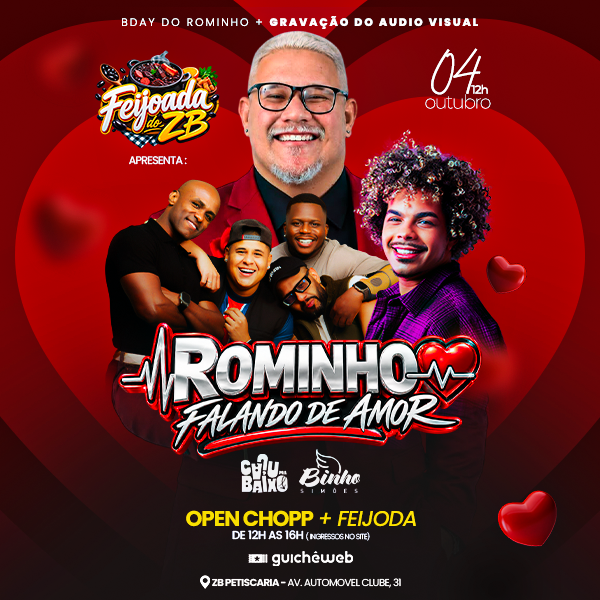 Audio-Visual Rominho Falando de Amor + Feijoada do ZB