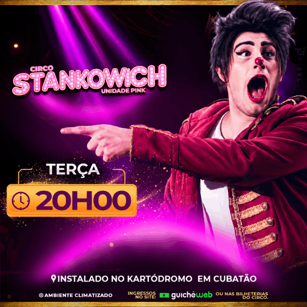Circo Stankowich Pink | Terça 15.SET às 20h