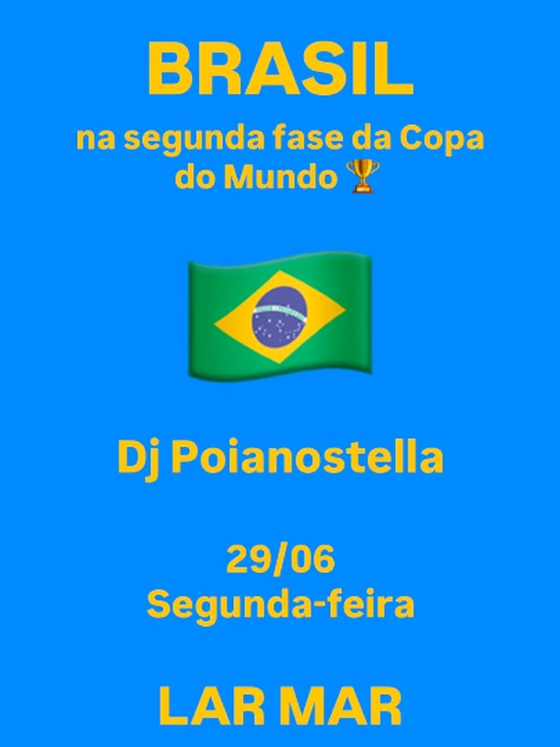 Brasil na segunda fase da Copa - LAR MAR