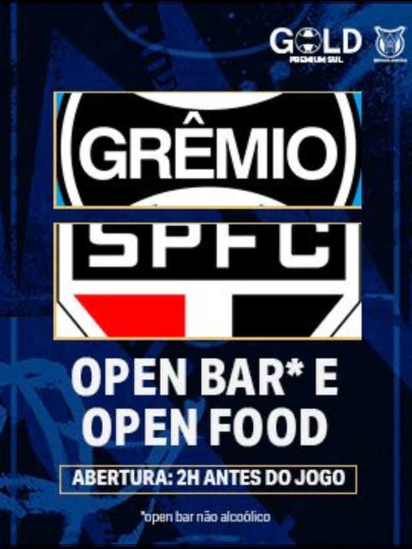 Camarote Gold Premium Sul - Grêmio x São Paulo