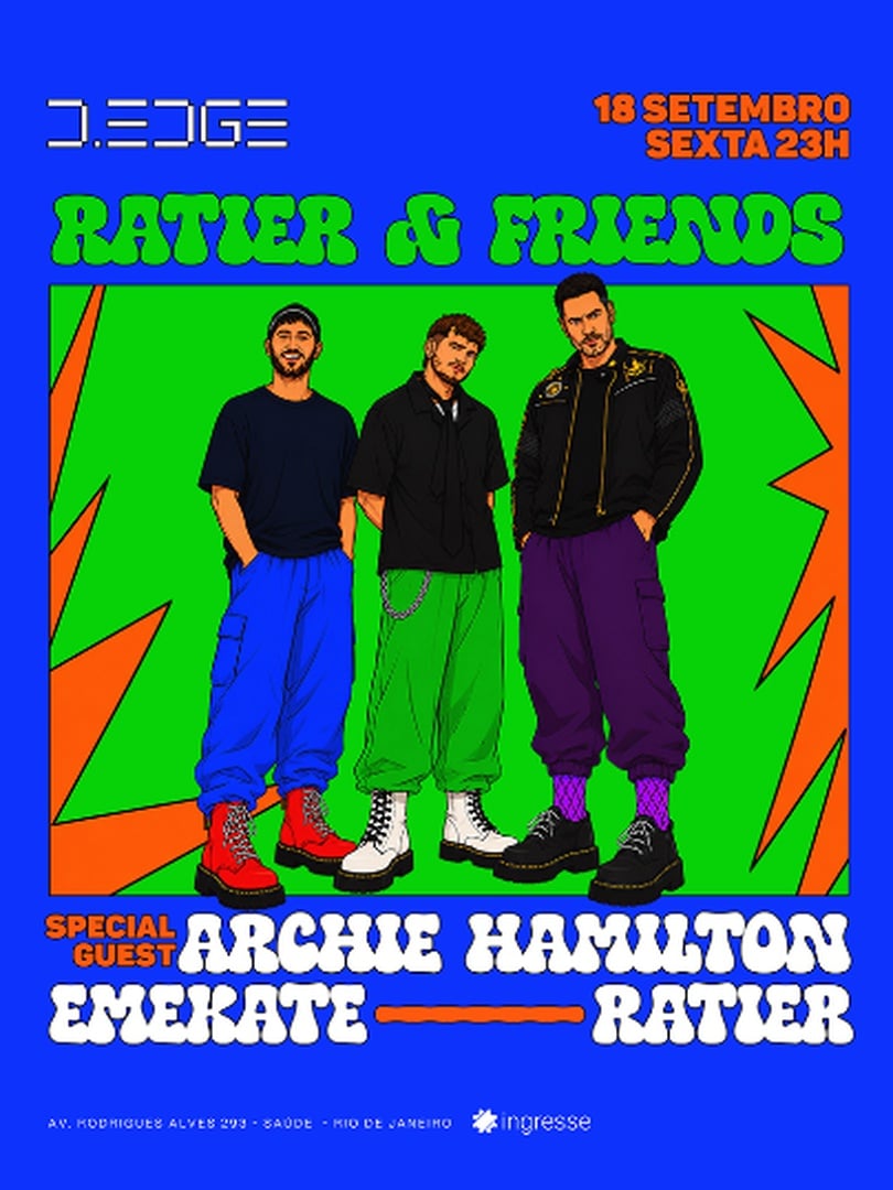 D-EDGE RIO apresenta RATIER & FRIENDS - 18/09