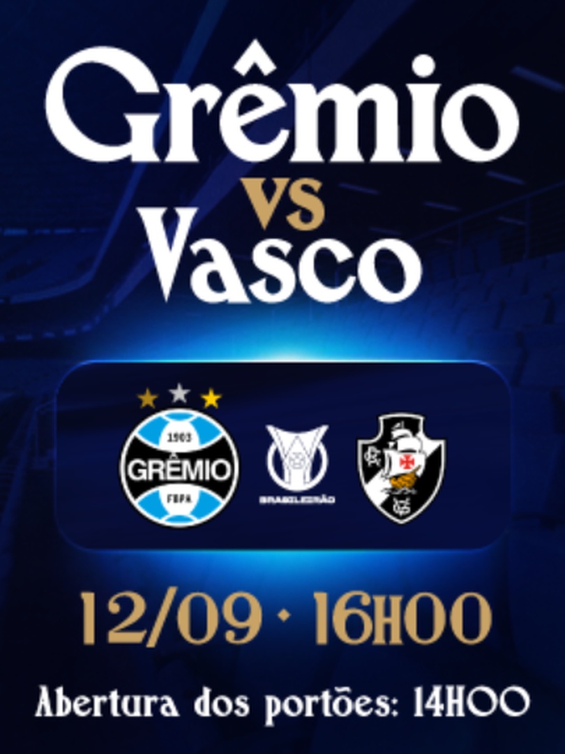 Grêmio x Vasco - Campeonato Brasileiro