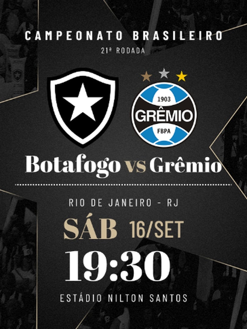 Botafogo x Grêmio - Campeonato Brasileiro