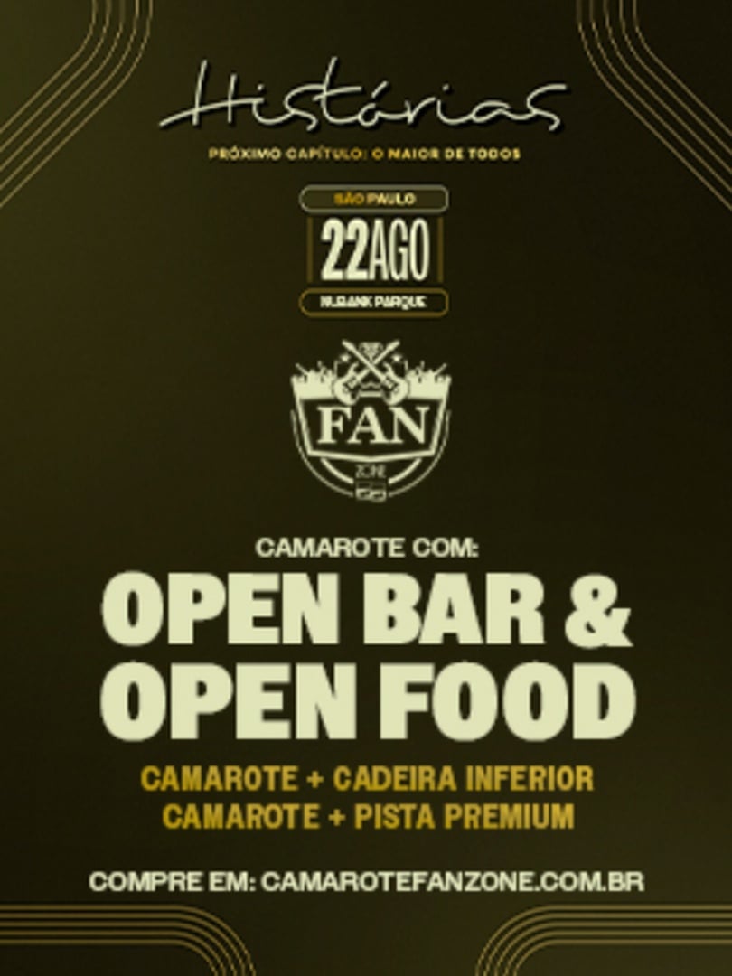 Camarote Fanzone - Histórias 2026