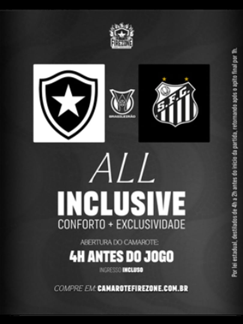 Camarote Firezone - Botafogo x Santos
