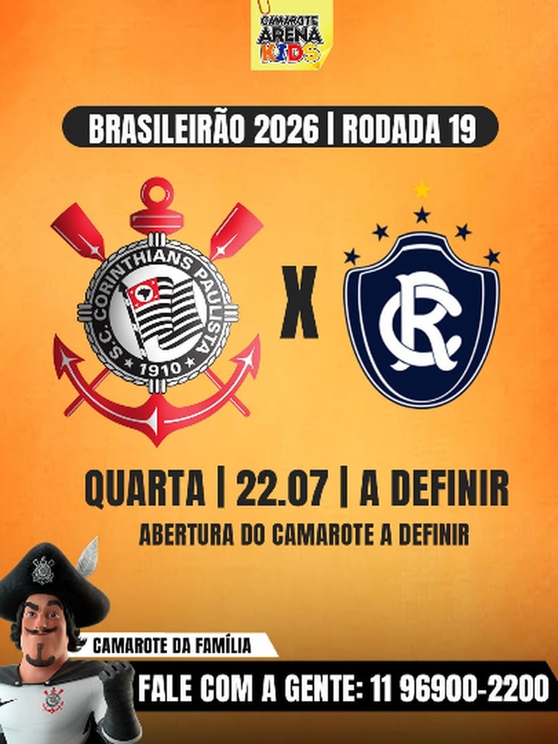 Corinthians x Remo - Camarote Arena Kids