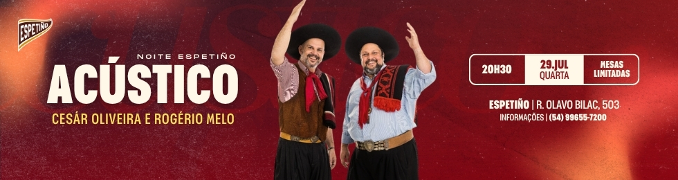 CÉSAR OLIVEIRA E ROGÉRIO MELO ACÚSTICO NO ESPETIÑO
