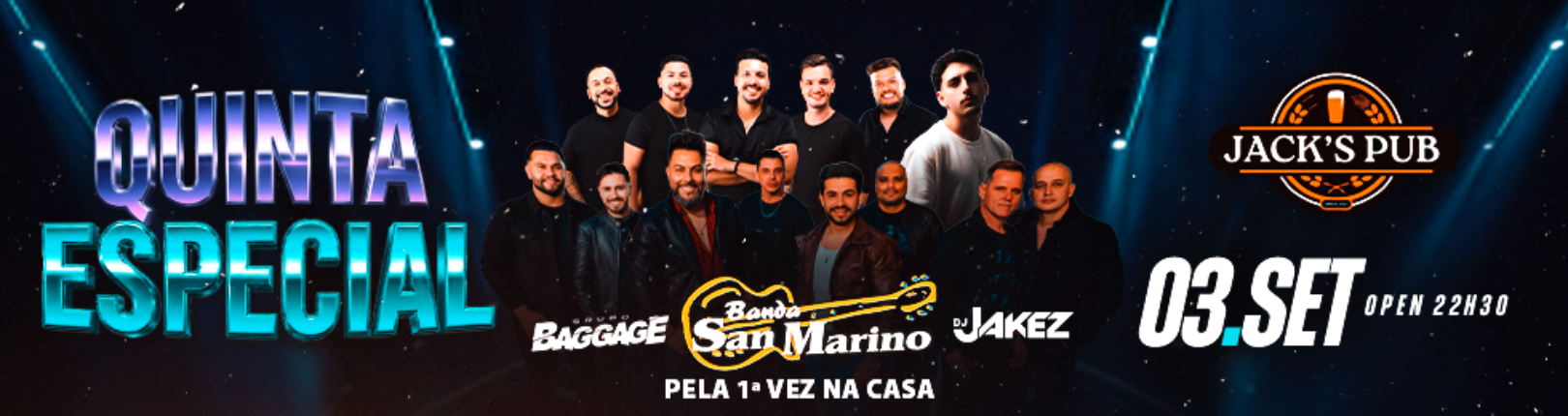 Quinta Especial na Jacks Pub