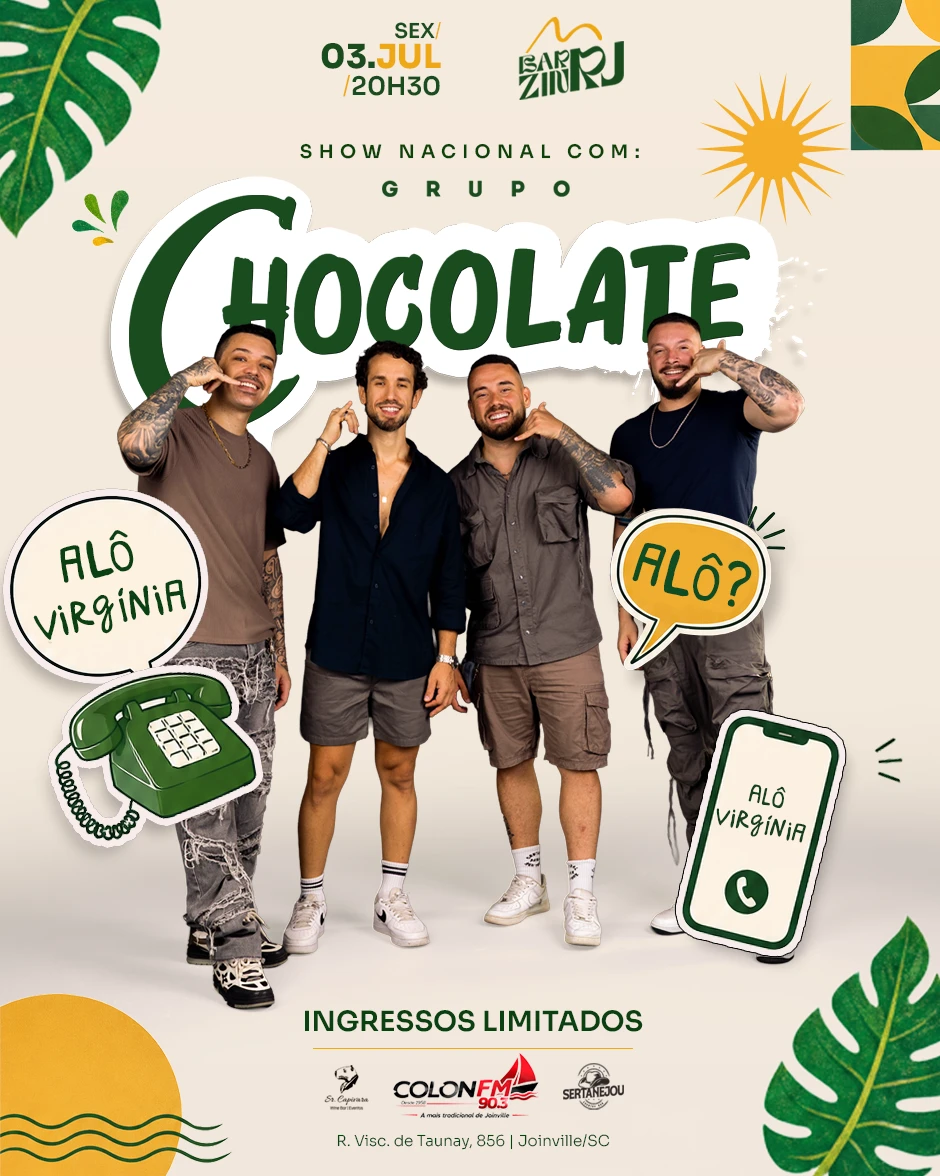 Show Nacional: Grupo Chocolate | Pensanoevento