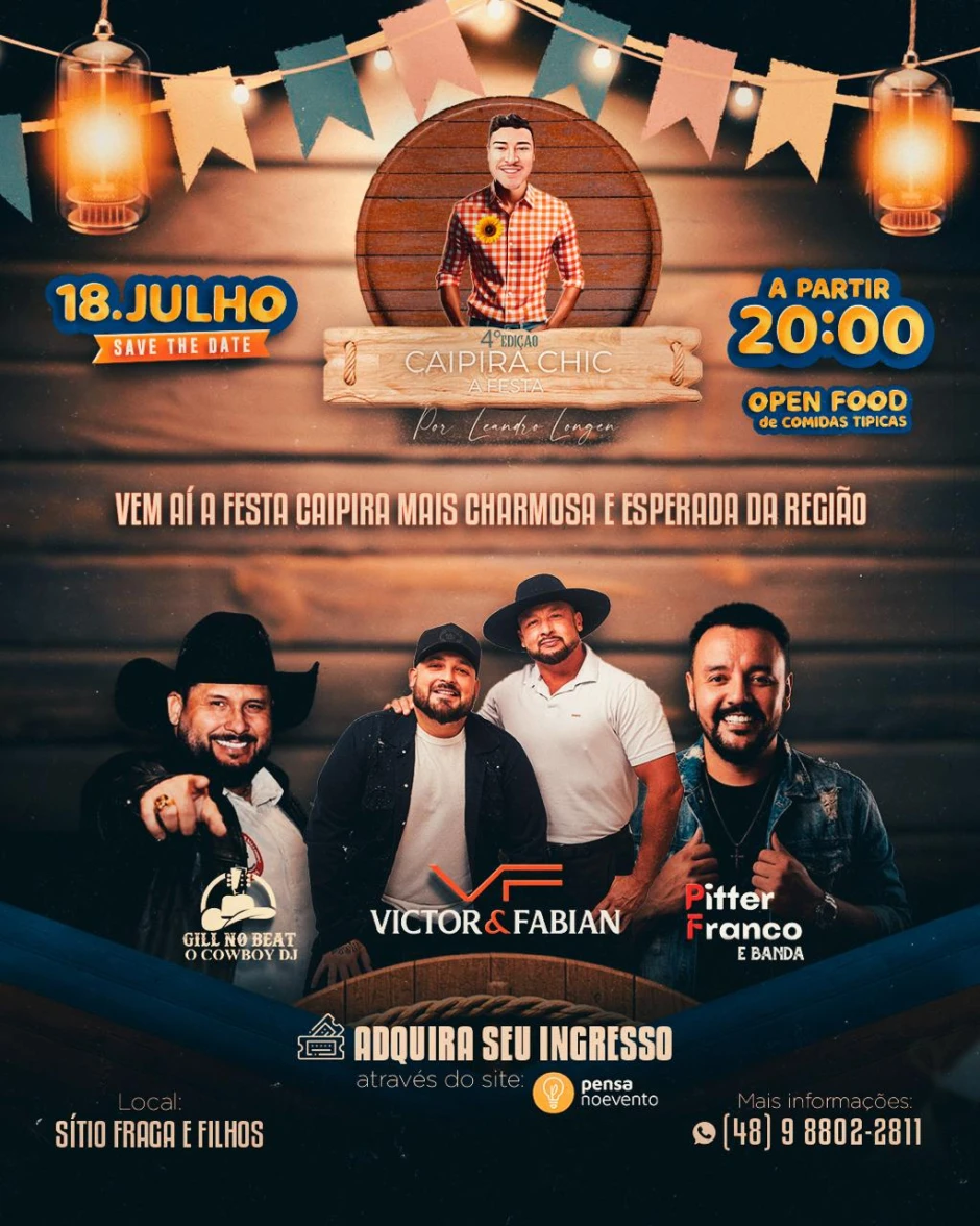 CAIPIRA CHIC A FESTA | Pensanoevento