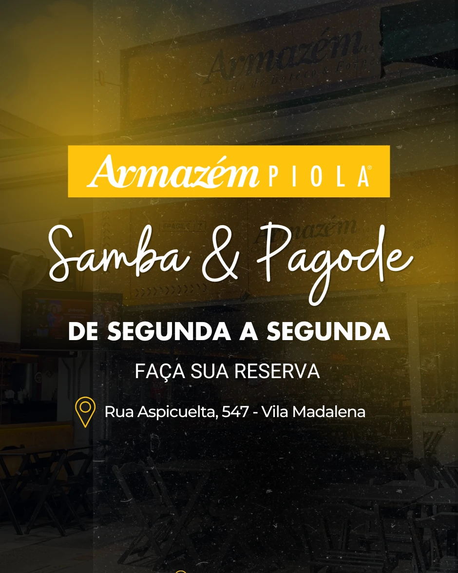Armazém Piola | Sexta-Feira | Pensanoevento