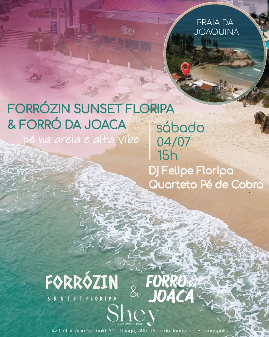 Forrózin Sunset Floripa & Forró da Joaca | Pensanoevento