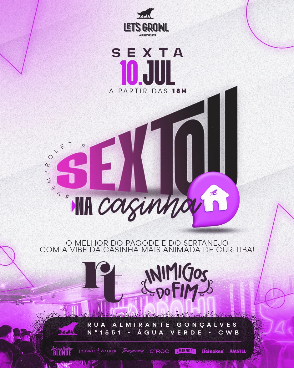 Sextou na Casinha | Pensanoevento