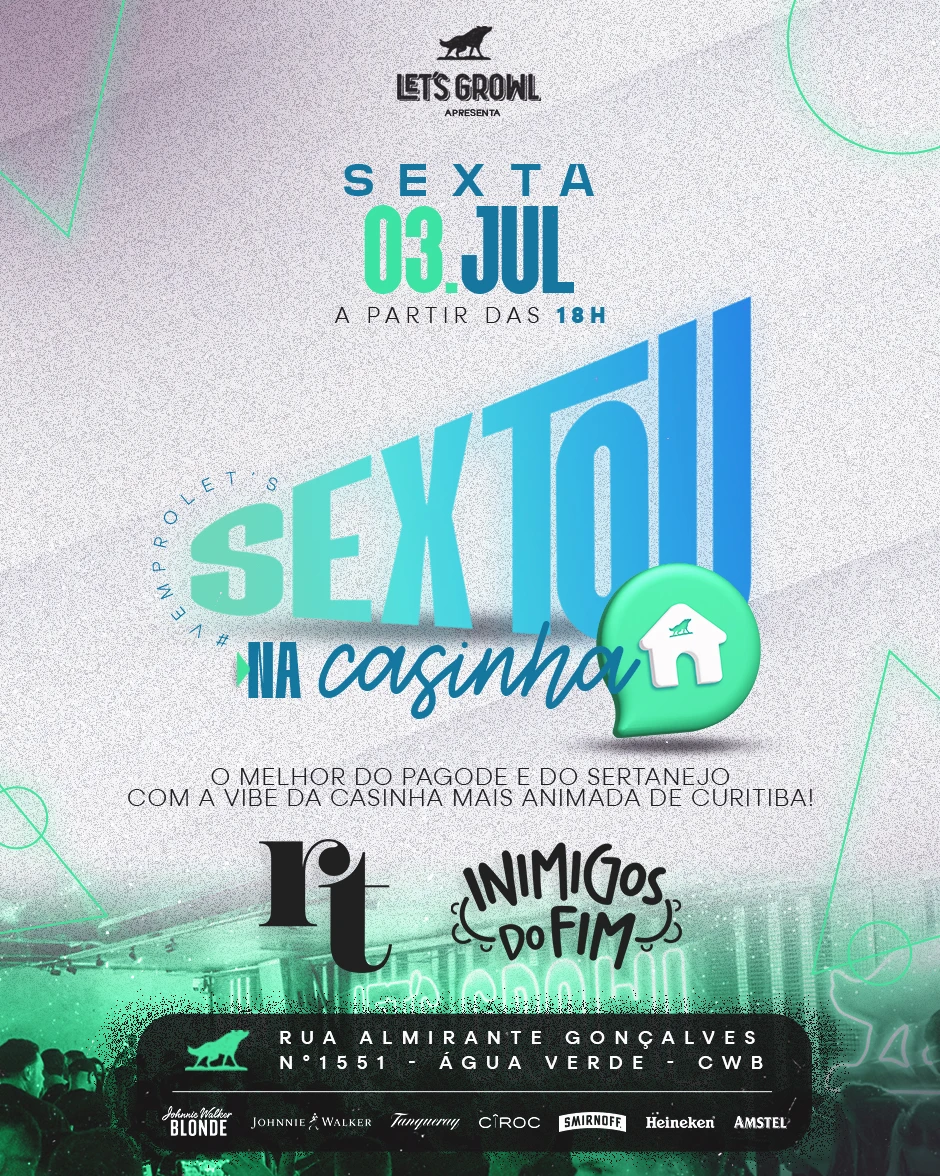 Sextou na Casinha | Pensanoevento