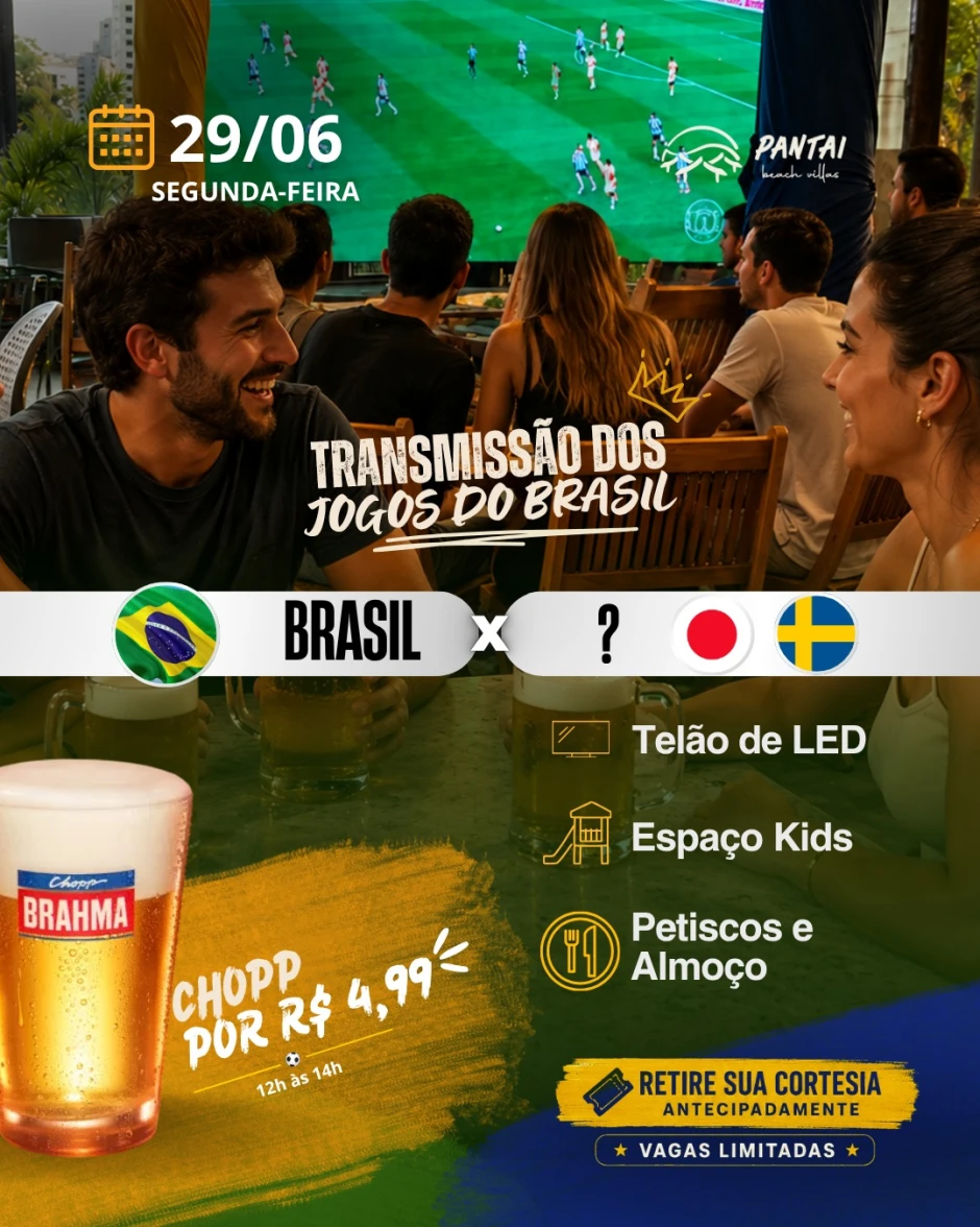 PANTAI — A SUA CASA DA COPA EM BH | Pensanoevento