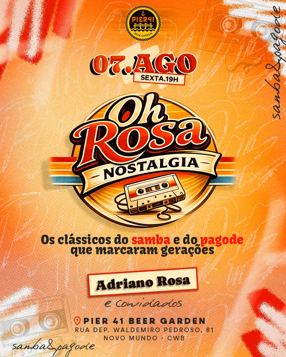 Oh Rosa Nostalgia | Pensanoevento