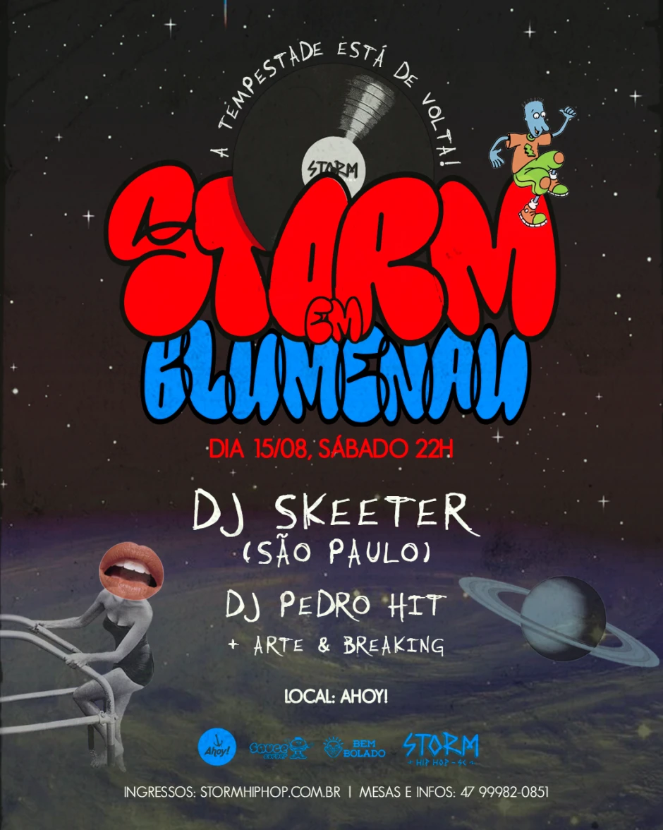 Storm em Blumenau | Pensanoevento