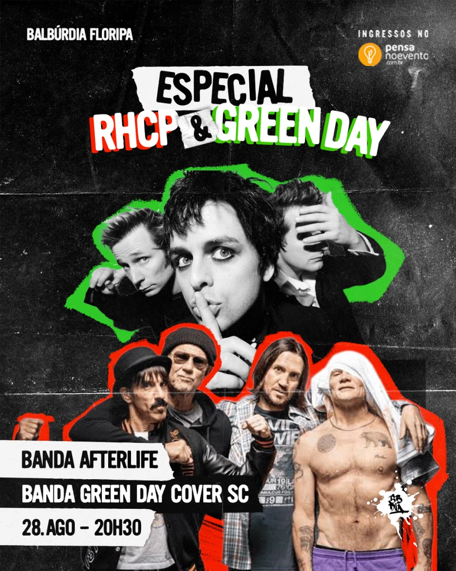 ESPECIAL REDHOTCHILLIPEPERS + GREEN DAY