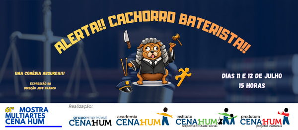 ALERTA CACHORRO BATERISTA