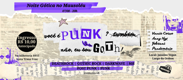 Noite no Mausoléu - PunkGoth
