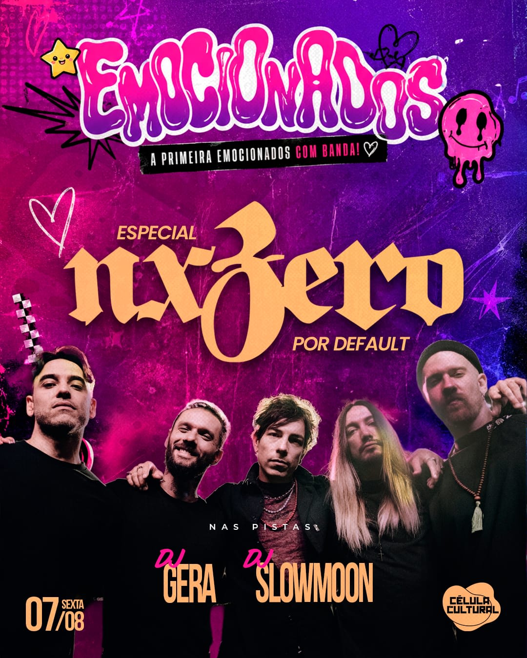 07/08(Sex) Emocionados +