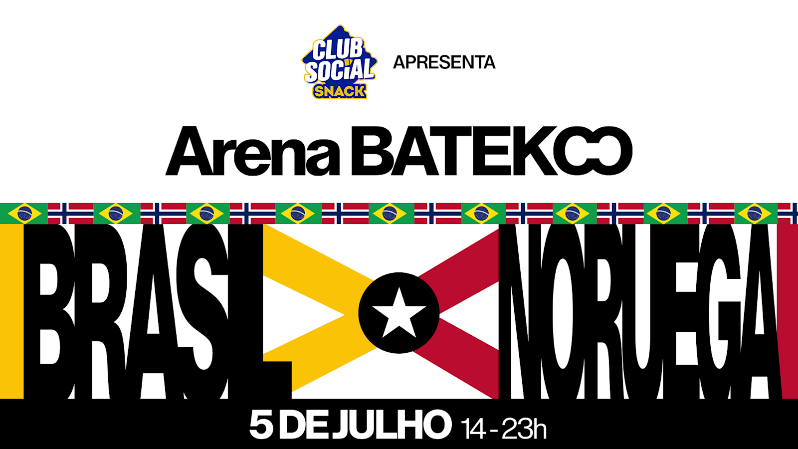 Arena Batekoo: Brasil X Noruega - 5/7 @Sp