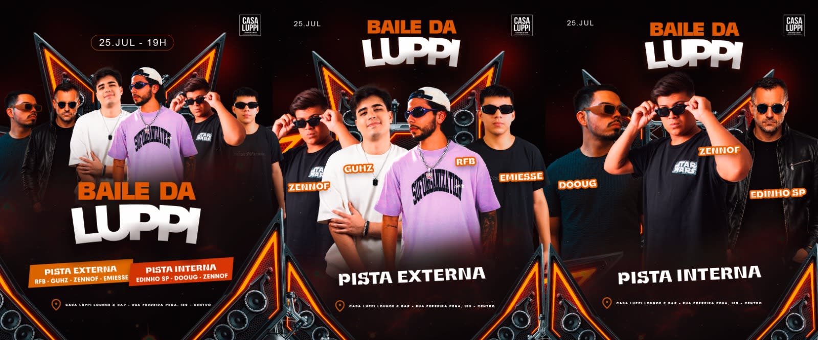 Baile Da Luppi - Sábado - 25/07