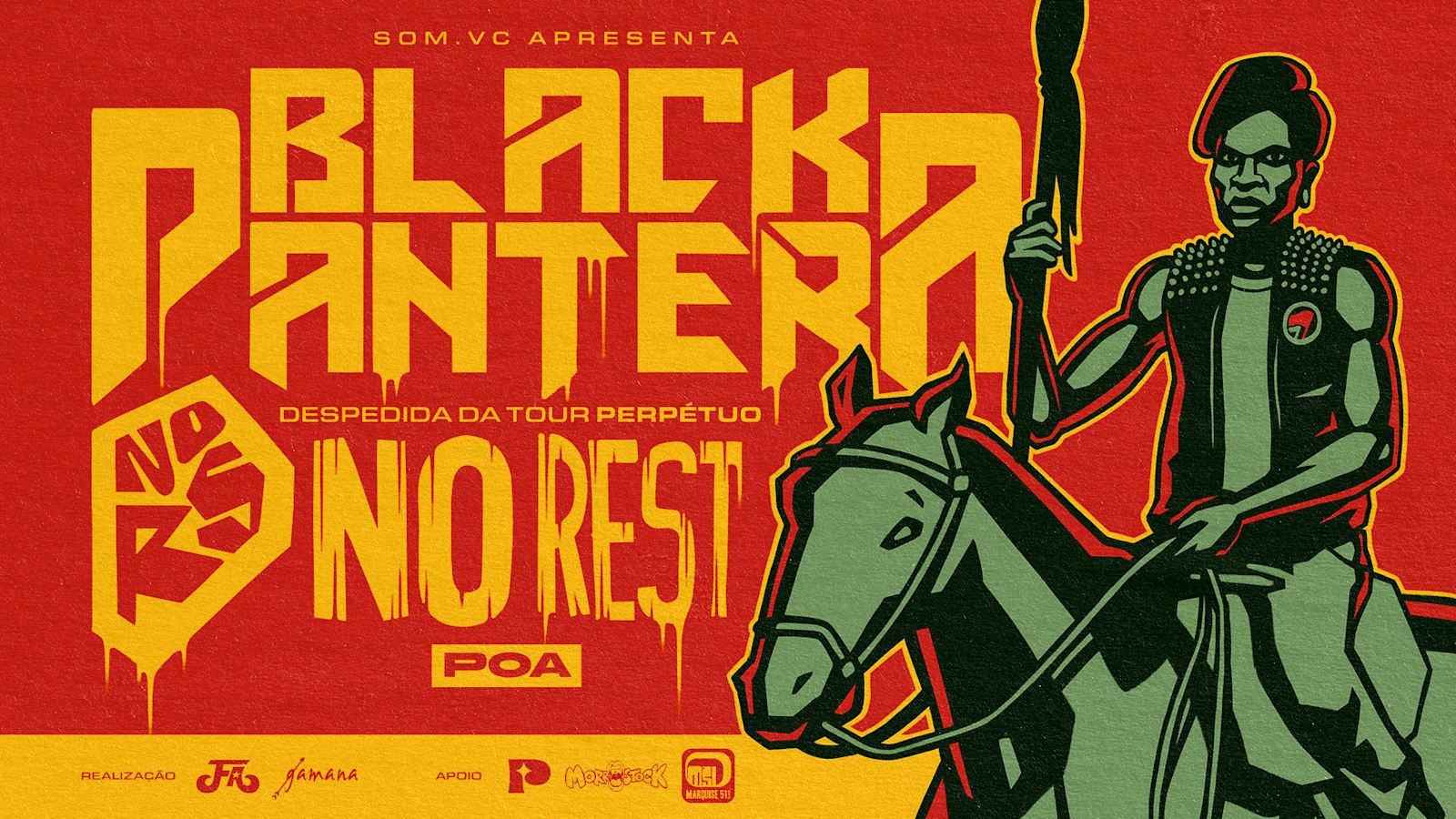 Black Pantera, No Rest E Código Penal Em Porto Alegre