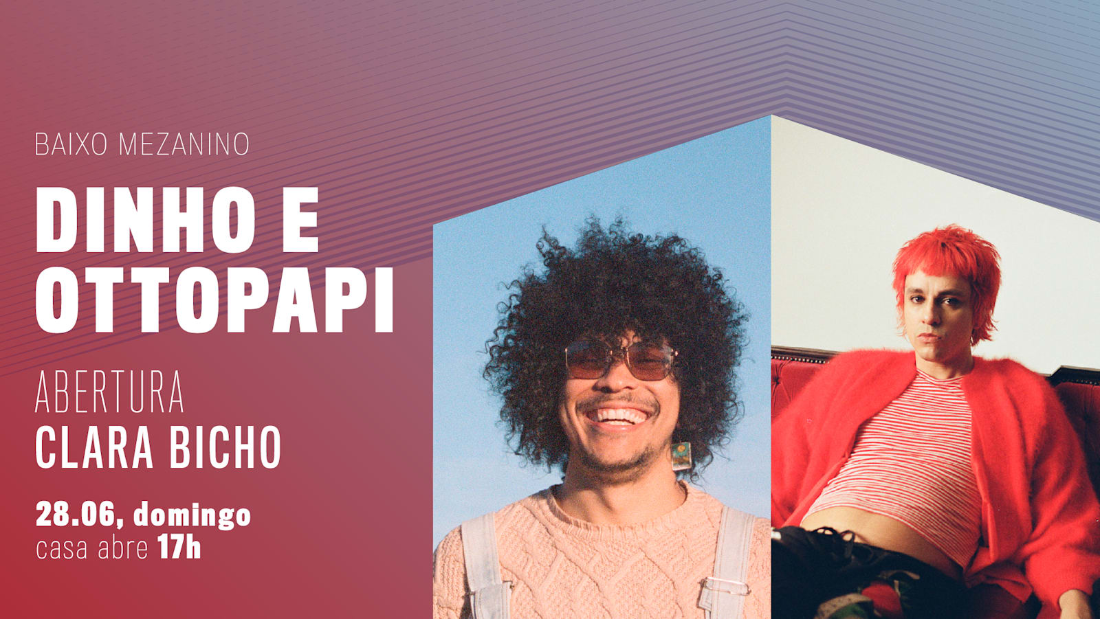 Dinho (Boogarins) + Ottopappi + Clara Bicho