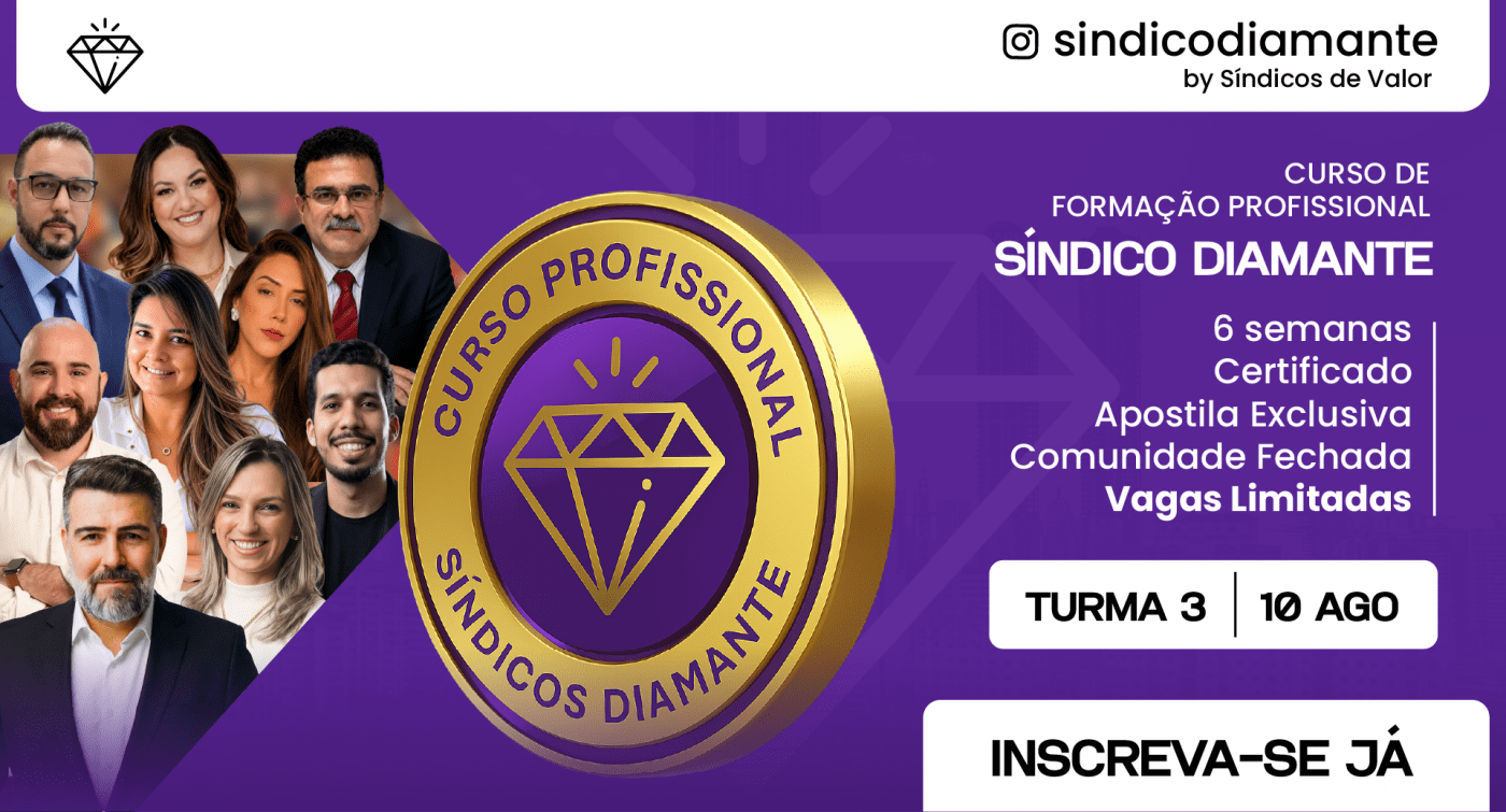 VITORIA - CURSO DE FORMAÇÃO PROFISSIONAL SINDICO DIAMANTE