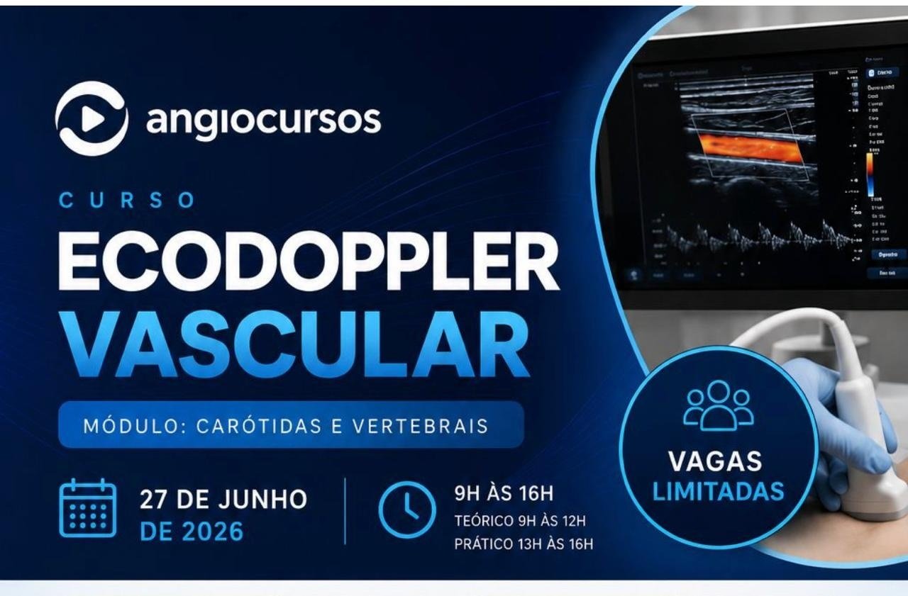 Curso ECODOPPLER VASCULAR - módulo Carótidas e Vertebrais.
