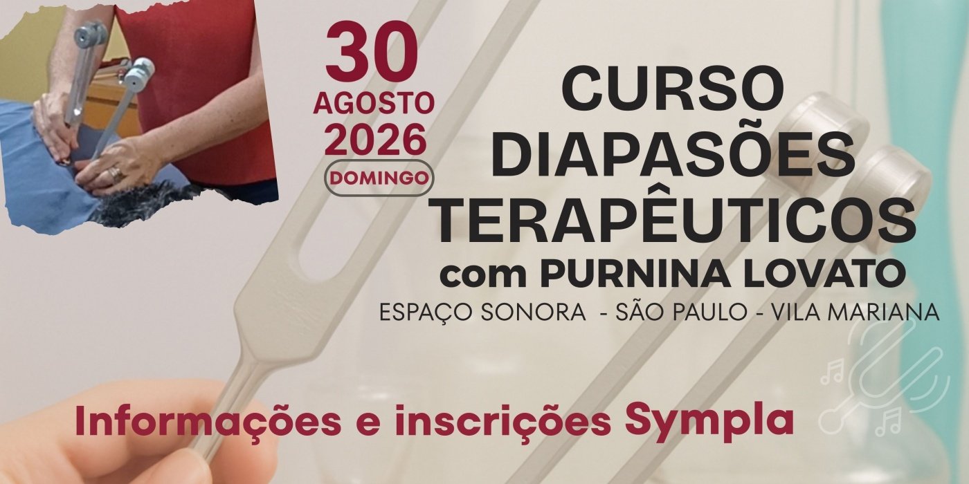 Diapasões Terapêuticos Presencial - 6ª edição - 2026.