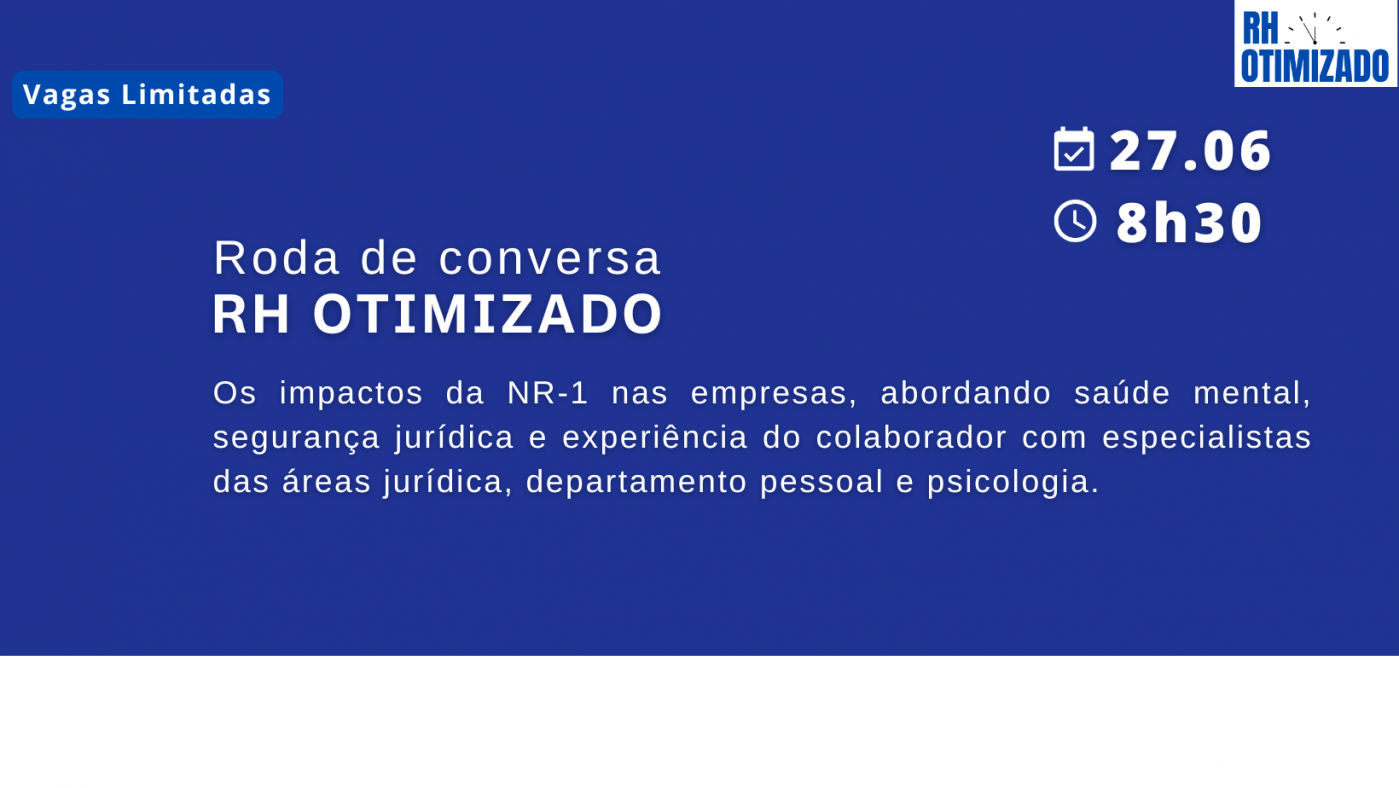 Roda de conversa: NR-1 na Prática