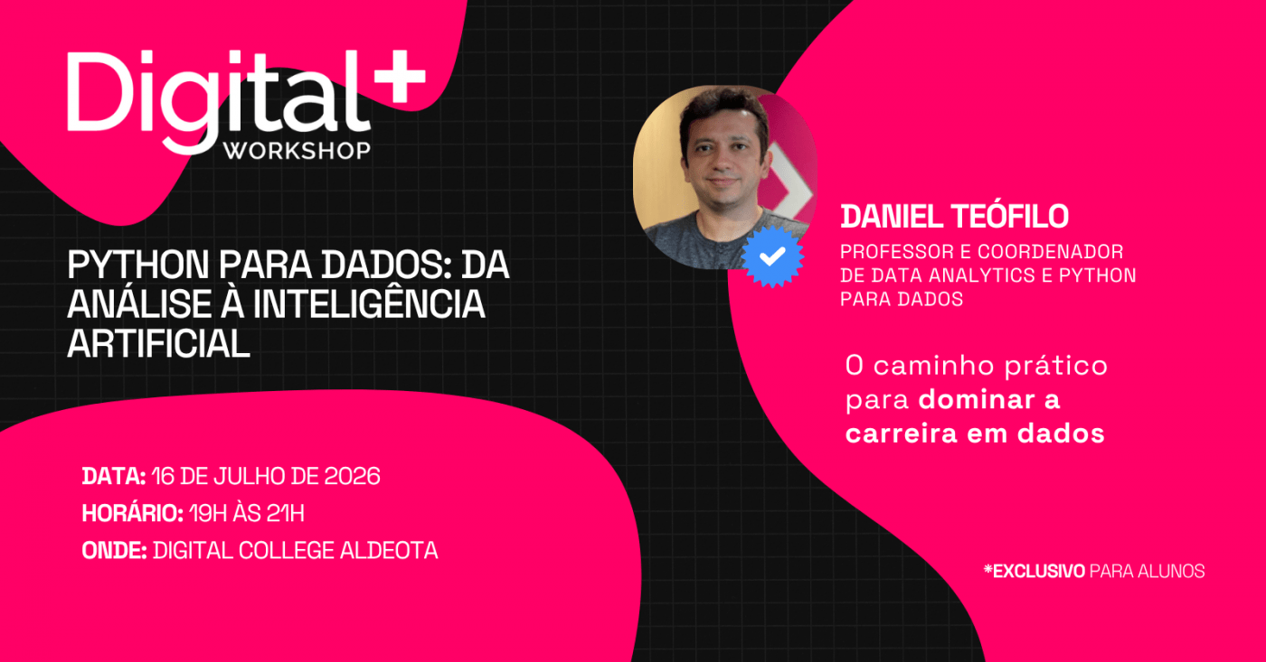 Digital Plus | Python para Dados: da Análise à Inteligência Artificial | Sede Aldeota