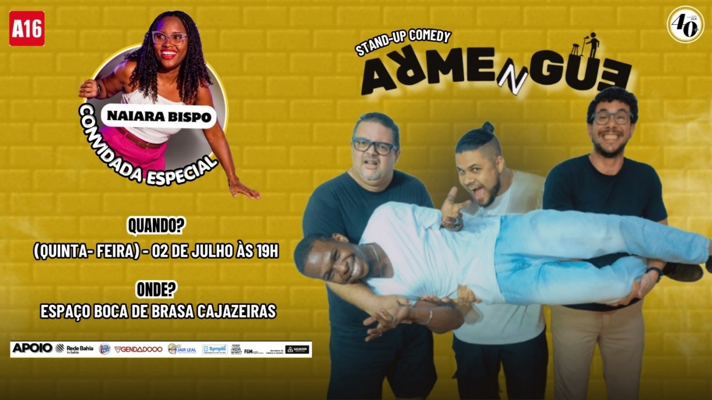 ARMENGUE - STAND UP COMEDY - ESPECIAL : RESENHA, LICOR E AGONIA