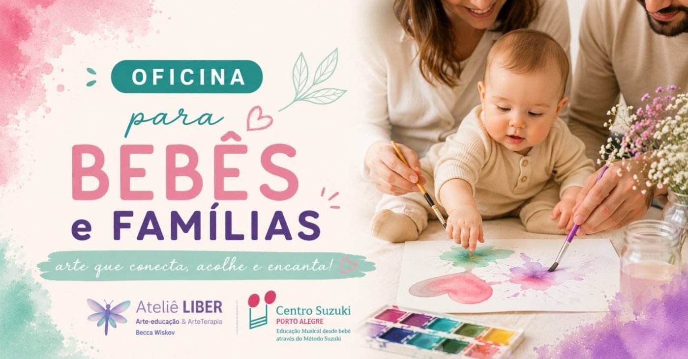 Oficina para Bebês e Famílias: para sentir e criar junto