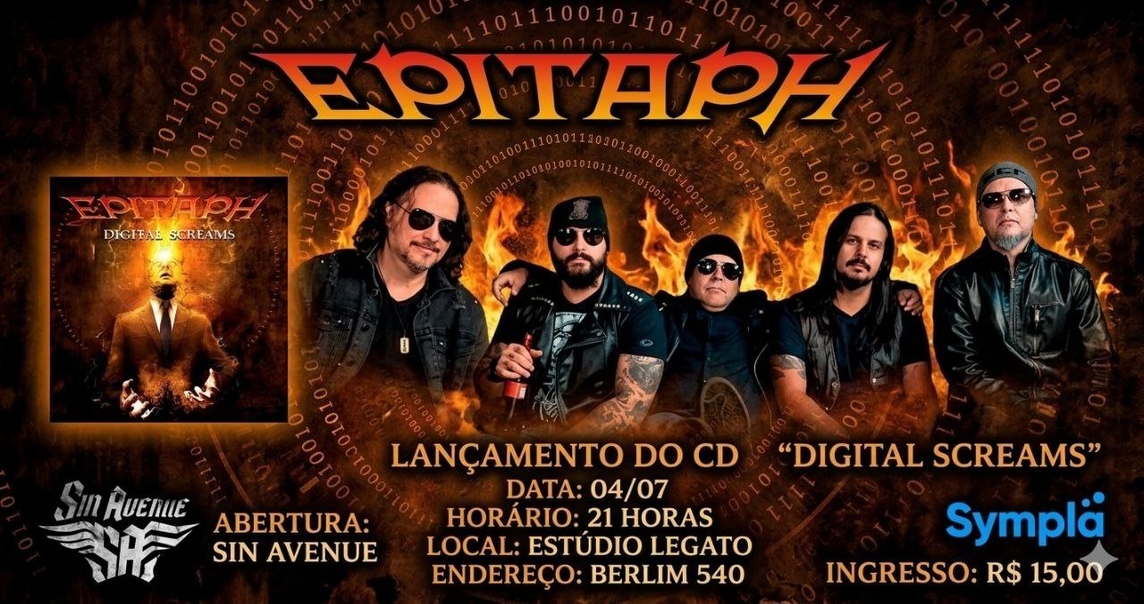 Lançamento CD Digital Screams - Banda Epitaph