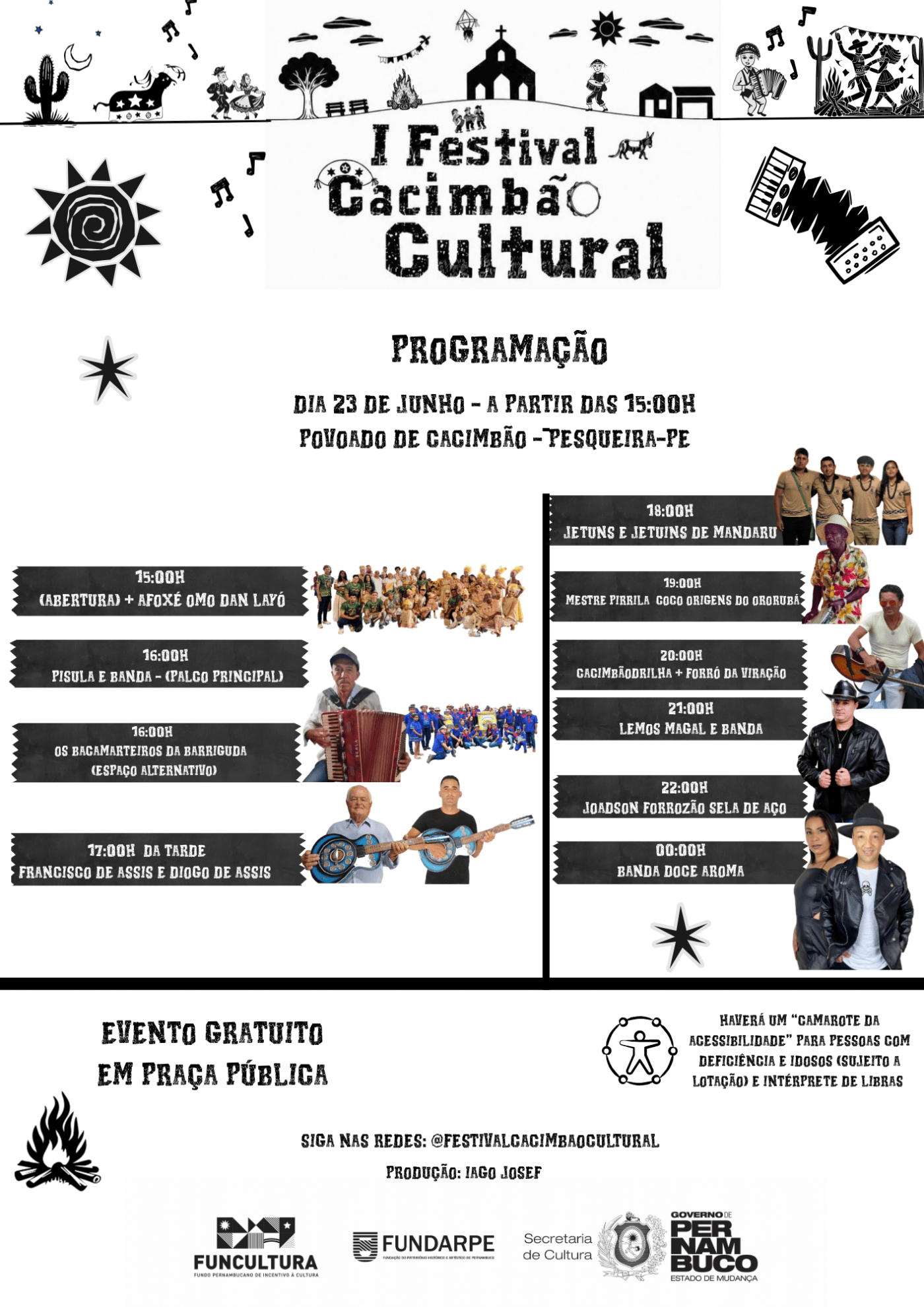 I FESTIVAL CACIMBÃO CULTURAL