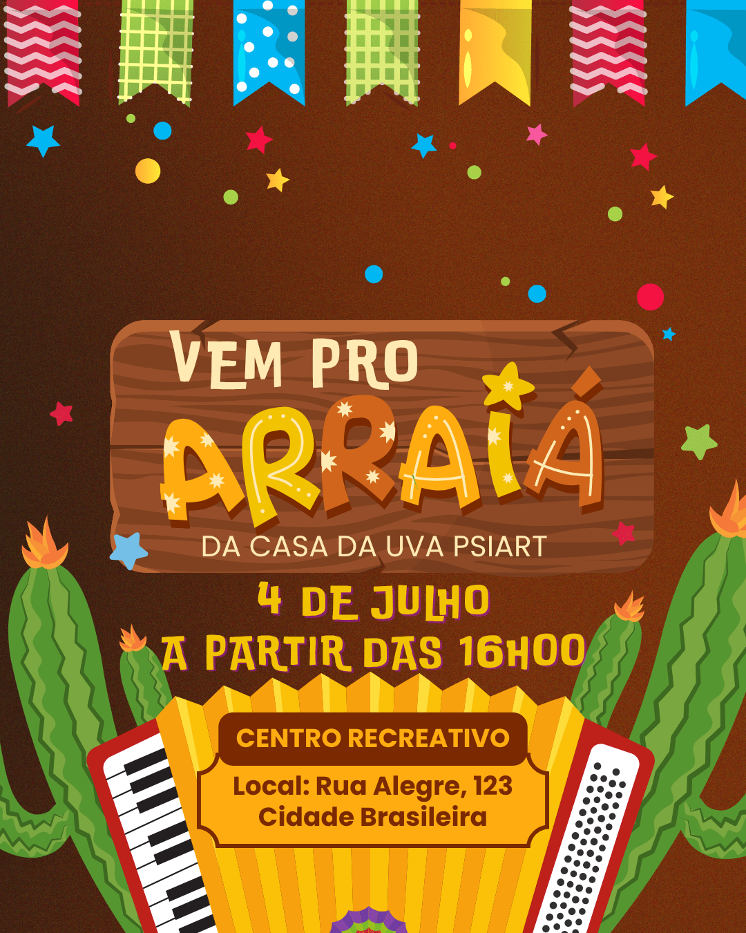 arraiá casa da uva psiart