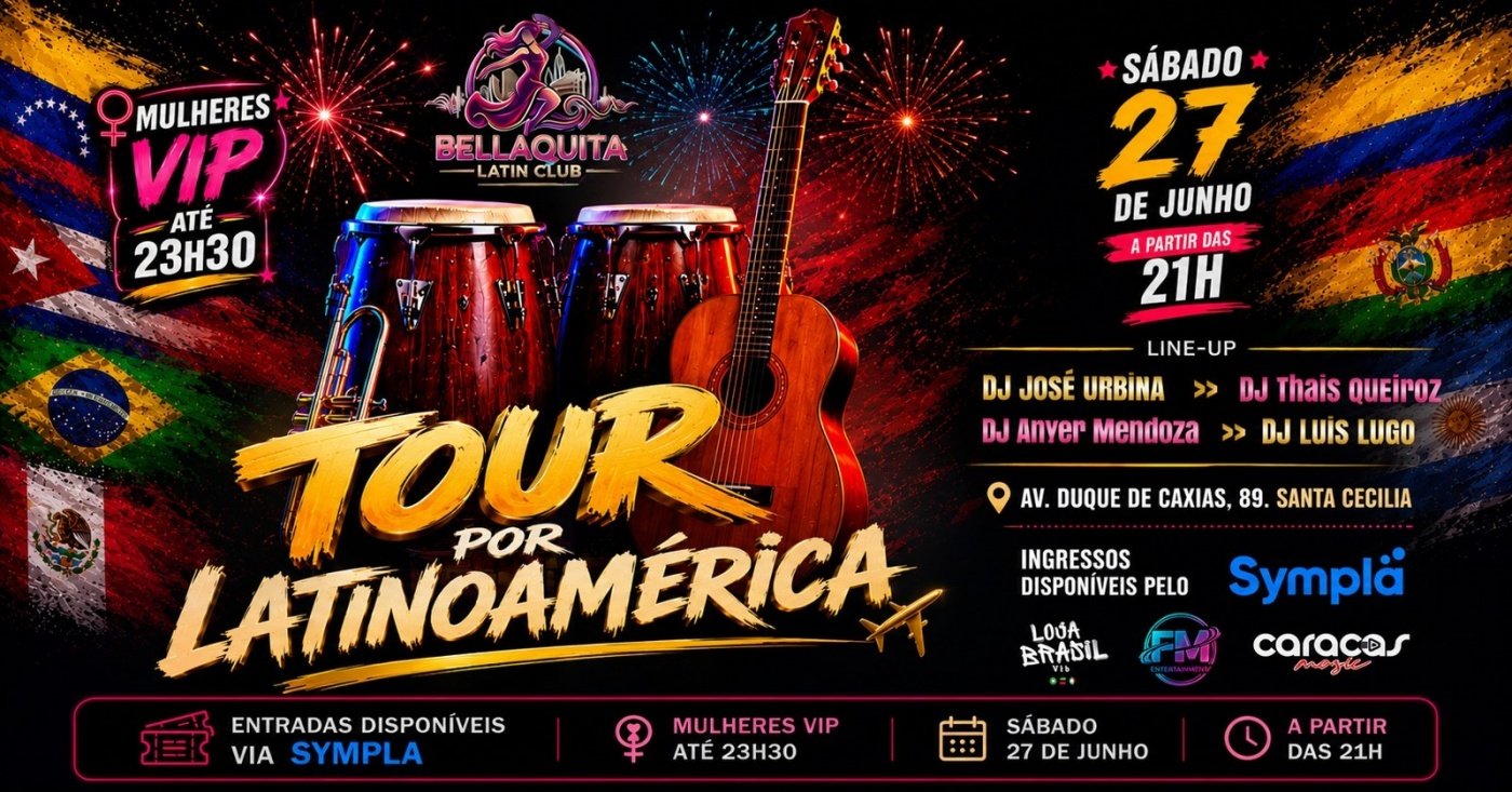 Tour por Latinoamérica - Bellaquita Latin club