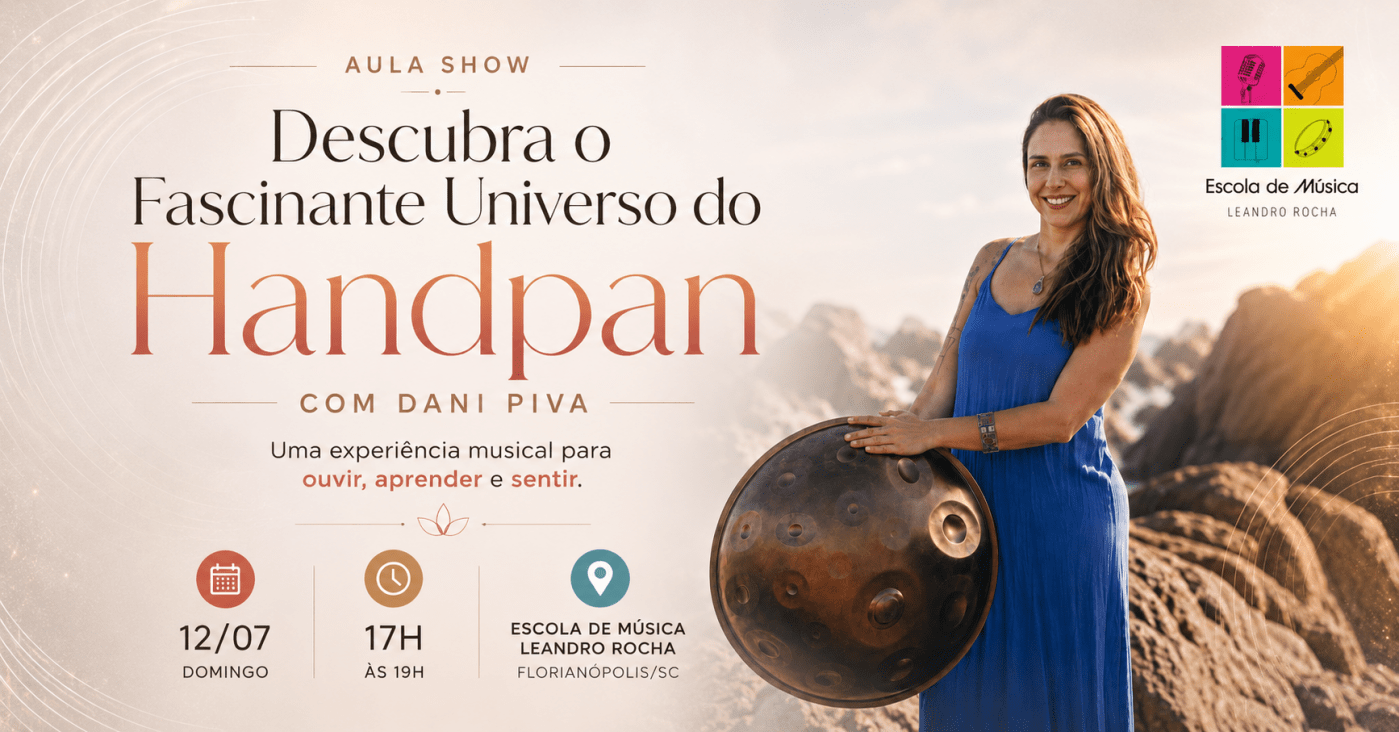 Descubra o Fascinante Universo do Handpan - Aula Show com Dani Piva
