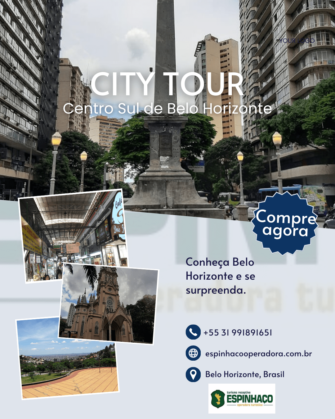 City Tour pelo Centro / Sul de Belo Horizonte
