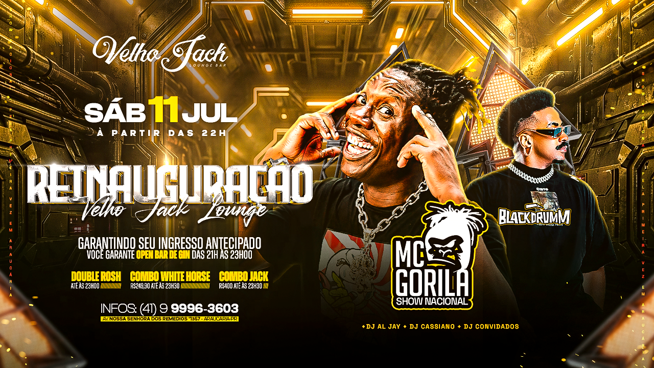Mc Gorila Reinauguração Velho Jack
