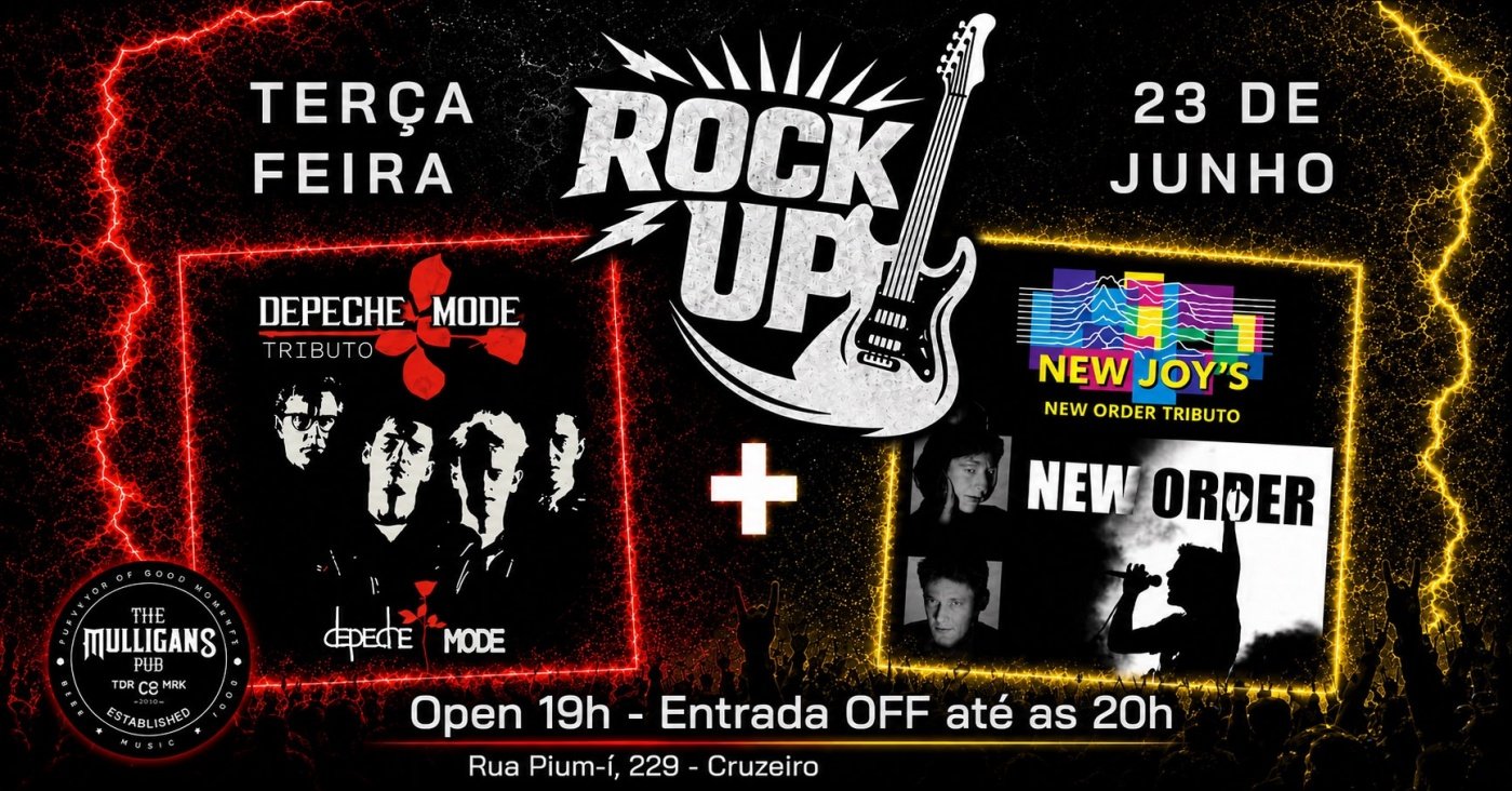 Rock Up: Depeche Mode Tributo + New Joy's