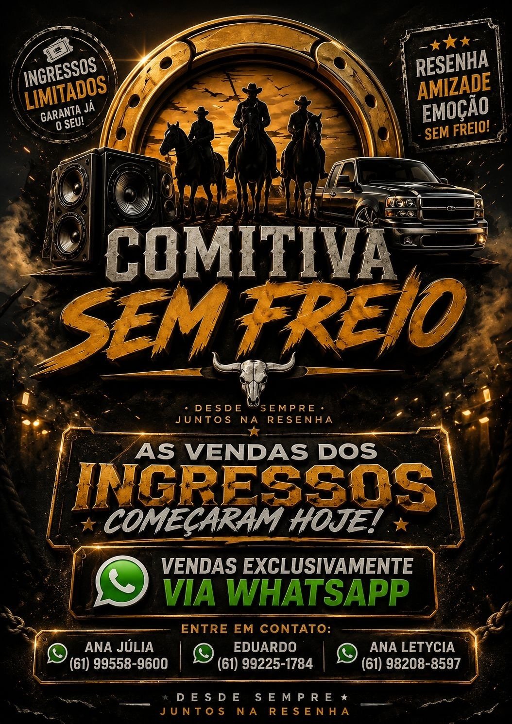 Piseiro dos sem freio