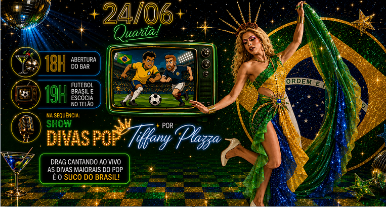 TIFFANY PLAZZA CANTA "DIVAS DO POP" - 24.06 - 20H30MIN